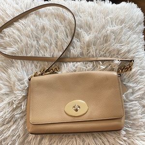 Tan Coach Crossbody Bag! Gently used